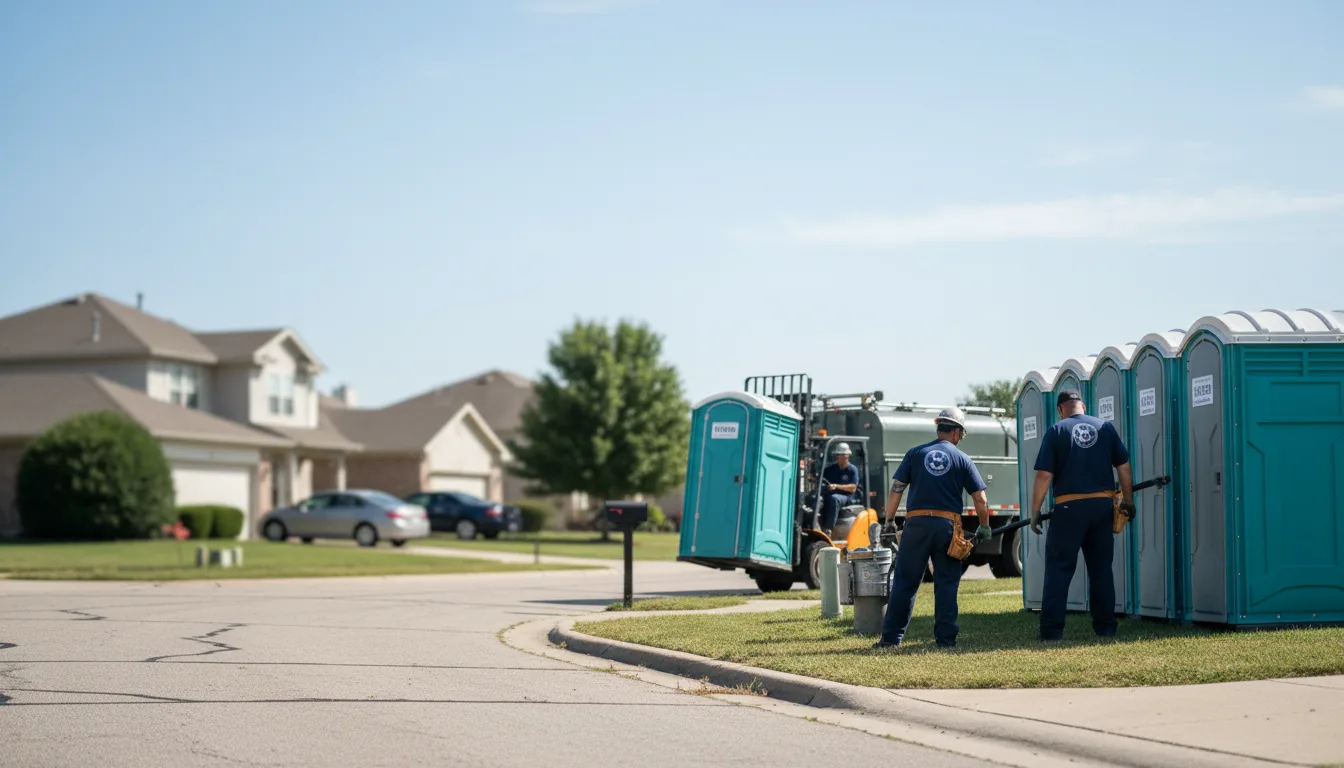 Porta Potty Rental in Romulus, MI near me